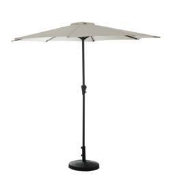 Cream LED Parasol - 2.7m Round with Raincover - thumbnail 2