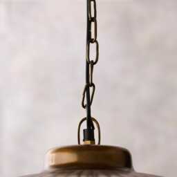 Elcombe Large Metal Light Pendant  - Bronze - thumbnail 4