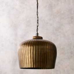 Elcombe Large Metal Light Pendant  - Bronze - thumbnail 2