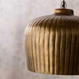 Elcombe Large Metal Light Pendant  - Bronze - thumbnail 3