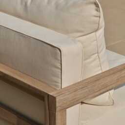 Akira Armchair Garden Cushion Covers - Linen - thumbnail 2