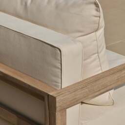 Akira Armchair Garden Cushion Covers - Linen - thumbnail 2