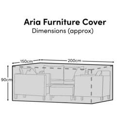 Aria 2-Seater & 2 Armchairs Set Furniture Cover - 200x150x90cm