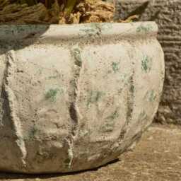 Viana Terracotta 14.5cm Wide Pot - Rustic Green - thumbnail 4
