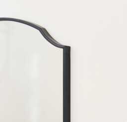 Soho 100x70cm Metal Mirror - Black - thumbnail 2