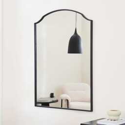 Soho 100x70cm Metal Mirror - Black - thumbnail 1