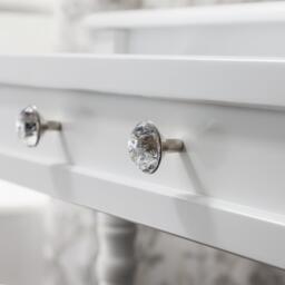 Sienna White Dressing Table with Mirror & Stool - thumbnail 5
