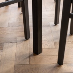 Charlie Black Oak Dining Table Set  - Extendable - 4 Seater - Charlie Dining Chairs - thumbnail 5