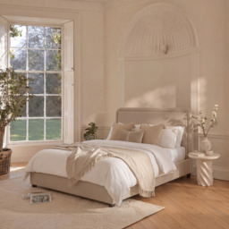 Robyn King Ottoman Bed - Soft Beige - thumbnail 2