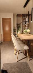 Freya Boucle Dining Chairs - Set of 2 - Whitewash Oak Legs - thumbnail 4