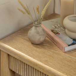 Raleigh 45cm Side Table - Whitewash - thumbnail 2