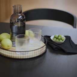 Paul Black Oak Extending Dining Table - thumbnail 6