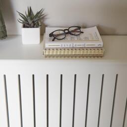 Elspeth Medium Radiator Cover in Snow White - thumbnail 5
