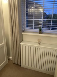 Elspeth Medium Radiator Cover in Snow White - thumbnail 3
