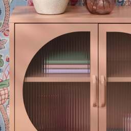 Conan 2 Door Sideboard - Blush Pink - thumbnail 5