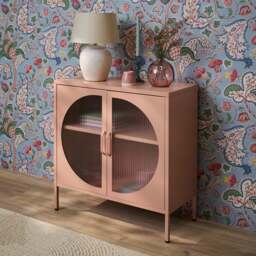 Conan 2 Door Sideboard - Blush Pink - thumbnail 1