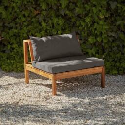Dakota Garden Corner Sofa Cushion Covers - Grey - thumbnail 2
