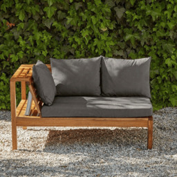 Dakota Garden Corner Sofa Cushion Covers - Grey - thumbnail 3
