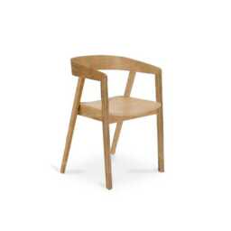 Ella Pale Oak Wood Dining Armchairs - Set of 2 - thumbnail 4
