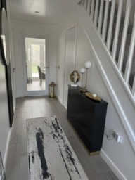 Iliana Medium Radiator Cover in Charcoal Grey - thumbnail 2