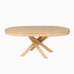 Amelia Pale Oak Extendable Dining Table - thumbnail 6