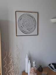 Umari 50x50cm Wall Art - Circle Print on Cotton - II - thumbnail 6