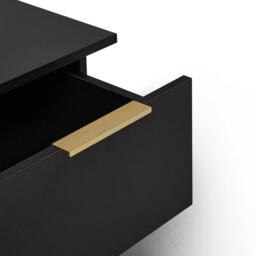 Essie Tall 7 Drawer Chest of Drawers - Black - thumbnail 6