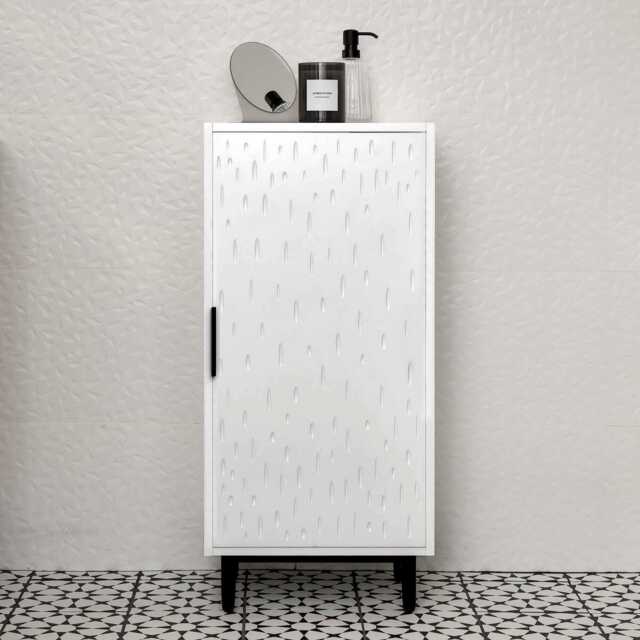 Reva 1 Door Storage Cabinet - Snow White - image 1