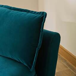 Harlow Single Sofa Bed - Soft Teal - thumbnail 3