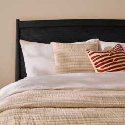 Ida King Size Wooden Bed - Black Oak - thumbnail 4