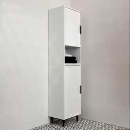 Reva Tallboy Cabinet - Snow White - thumbnail 4