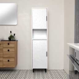 Reva Tallboy Cabinet - Snow White - thumbnail 1