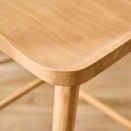 Silvester Whitewash Bar Stool with Backrest - thumbnail 6