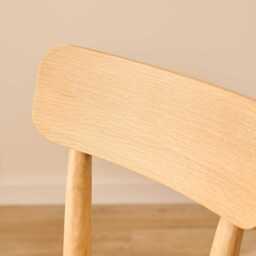 Silvester Whitewash Bar Stool with Backrest - thumbnail 4