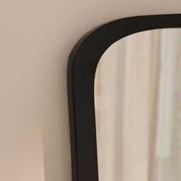 Farleigh Small Black Wooden Mirror - thumbnail 4