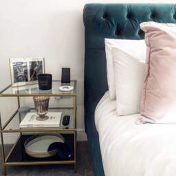 Evelyn Gold Side Table - thumbnail 3