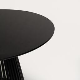 Willow Black Dining Table Set - 4 Seater - Freya Grey Dining Chairs - Black Oak Legs - thumbnail 6