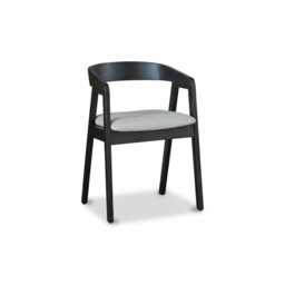 Ella Fawn Linen Dining Armchairs- Set of 2 - Black Oak Legs - thumbnail 6