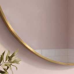 Kimbridge 90cm LED Round Bathroom Mirror - Gold - thumbnail 4