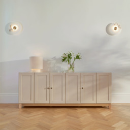 Morgan 3 Door Sideboard - Taupe - thumbnail 2