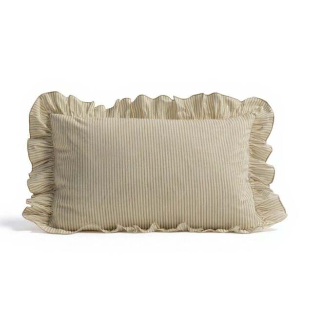 Belleville 35 x 55cm Acrylic Cushion Cover - Sand Stripe - image 1