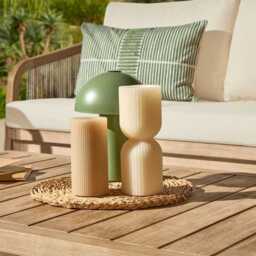 Shiro Conversation Set Garden Cushion Covers - Linen - thumbnail 3