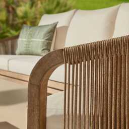 Shiro Conversation Set Garden Cushion Covers - Linen - thumbnail 5