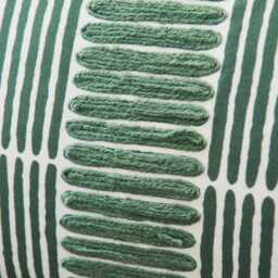Odisha 45x45cm Striped Cushion Cover - Olive - thumbnail 2
