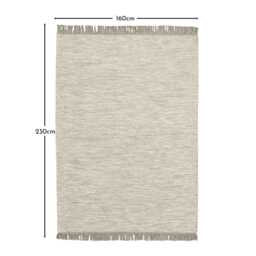 Hanbury Wool/Cotton Rug - Clay & Natural - 160 x 230cm - thumbnail 6