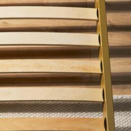 Marie King Size Bed - Gold Metal - thumbnail 6