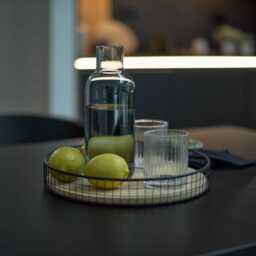 Paul Black Oak Extending Dining Table - Small - thumbnail 4