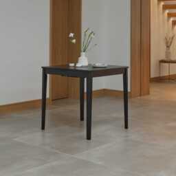 Paul Black Oak Extending Dining Table - Small - thumbnail 3
