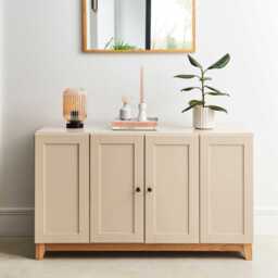 Morgan 2 Door Sideboard - Taupe - thumbnail 1