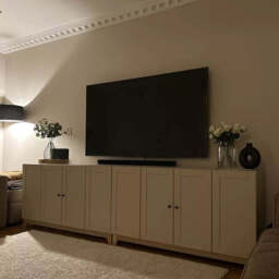 Morgan 2 Door Sideboard - Taupe - thumbnail 5